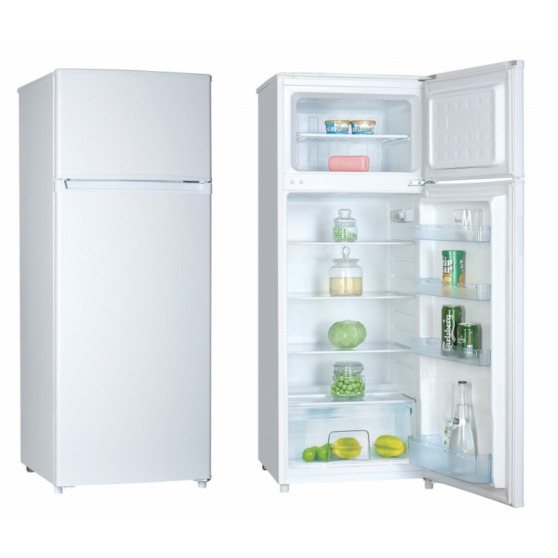 Crown DF-240WH Ψυγείο Δίπορτο 206lt Υ143xΠ55xΒ55.5εκ. Λευκό