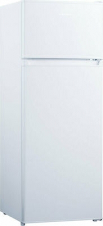 Crown DF-240WH Ψυγείο Δίπορτο 206lt Υ143xΠ55xΒ55.5εκ. Λευκό