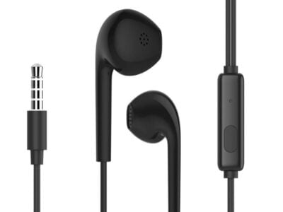 CELEBRAT earphones G12 με μικρόφωνο, 14.2mm, 1.2m, μαύρο