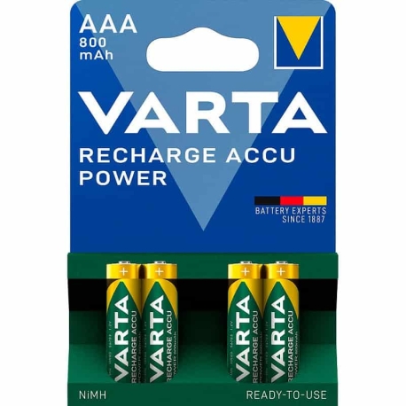 Varta AAA Rechargeable Batteries 800mAh (4pcs)