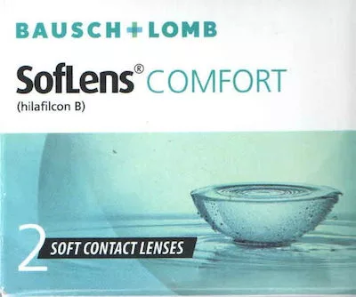 BAUSCH-LOMB SOFLENS COMFORT 2 PACK μηνιαίοι Μυωπίας