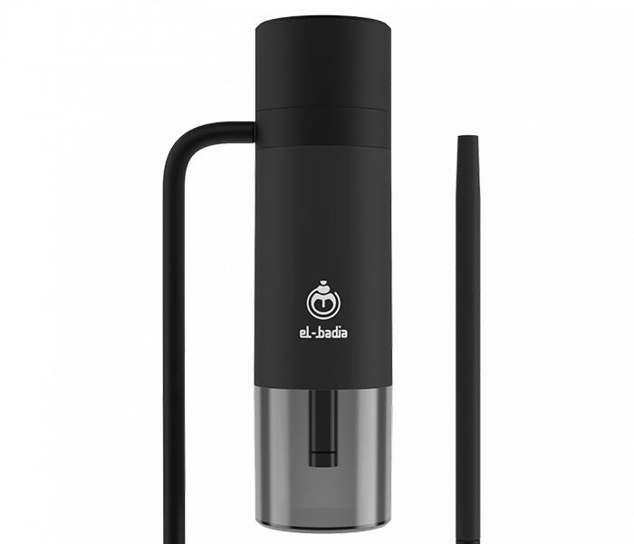 Ναργιλές El-Badia Hookah P1 24 εκ. (Μονός) Black Phantom