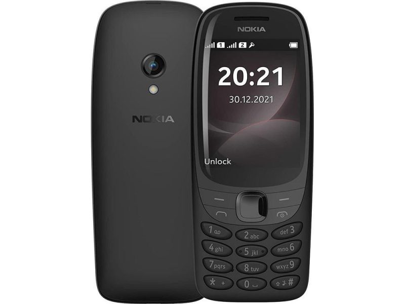 Factory Refurbished Nokia 6310 2021 Dual Sim Black (Ελληνικό Μενού)