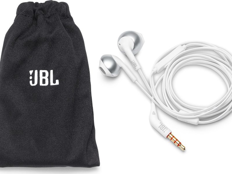 JBL Tune 205 Earbuds Handsfree με Βύσμα 3.5mm Ασημί