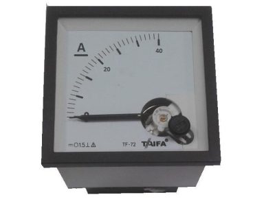 ΑΜΠΕΡΟΜΕΤΡΟ ΠΙΝΑΚΑ ΑΝΑΛΟΓΙΚΟ 96x96 40Α DC TS9640