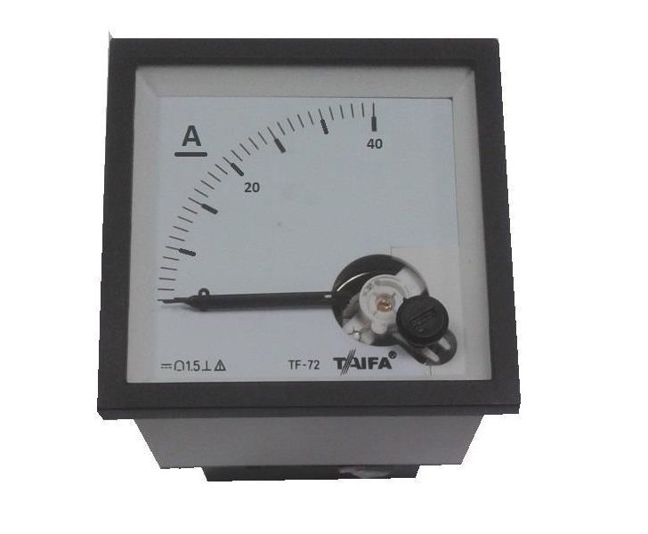 ΑΜΠΕΡΟΜΕΤΡΟ ΠΙΝΑΚΑ ΑΝΑΛΟΓΙΚΟ 96x96 40Α DC TS9640