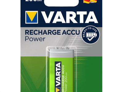 Varta Recharge Accu Power Μπαταρία 9V Ni-MH 200mAh