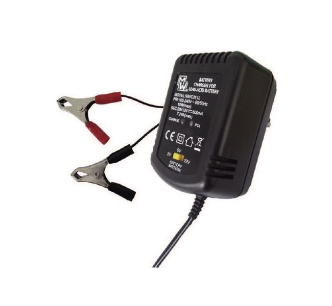 MINWA MWC2612-GS Φορτιστής Μπαταριών Μολύβδου 2V-6V-12V 600mA