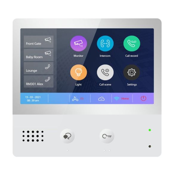 Μόνιτορ Εσωτερικό 7", 2-Easy DX 471, WiFi, Touch Screen, Ελληνικό μενού, Bus System , έγχρωμο ψηφιακό (2 καλωδίων)