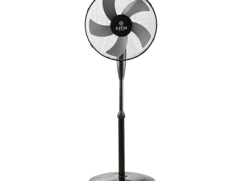 Ανεμιστήρας Σταντ Επιδαπέδιος Estia 40cm 50W 06-21504 Aeropulse Μαύρος