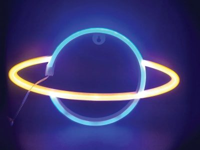 Διακοσμητικό Φωτιστικό Τοίχου LED Aca Planet X041166319 Blue/Gold