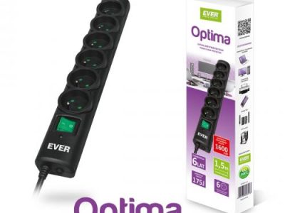 OPTIMA πολύμπριζο 6 θέσεων με Αυτόματη Ασφάλεια 5m