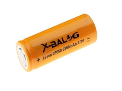 X-Balog Επαναφορτιζόμενη Μπαταρία 26650 Li-ion 8800mAh 4.2V 1τμχ