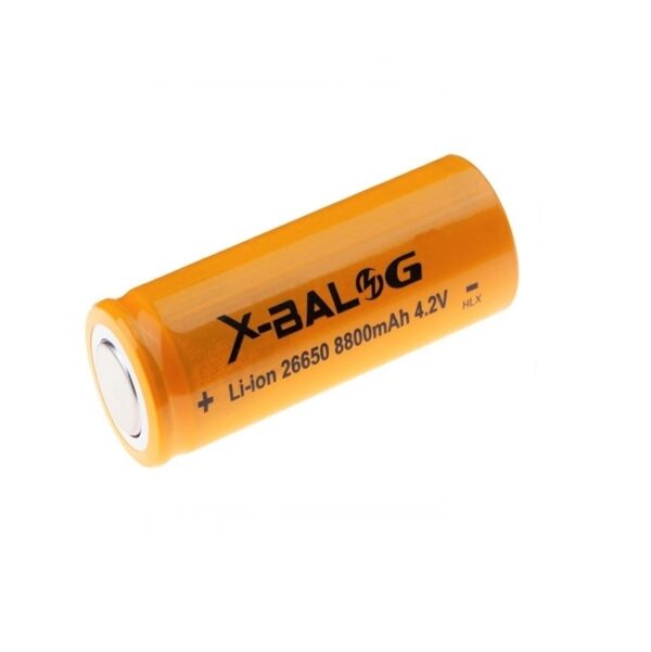 X-Balog Επαναφορτιζόμενη Μπαταρία 26650 Li-ion 8800mAh 4.2V 1τμχ