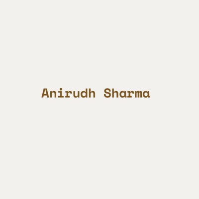 Anirudh Sharma